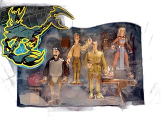 Disney Atlantis The Lost Empire Collectible Figure Gift Set Mattel 2001 - 4 Figures