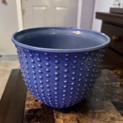 Blue Textured Planter