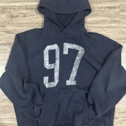 Holister Navy Blue Number Hoodie