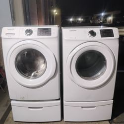 Samsung Washer And Dryer Electric Stackable 
