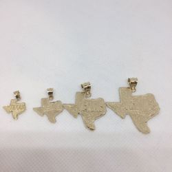 10K Y Gold Texas Charm Pendant