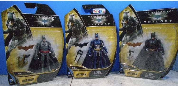 2013 Mattel Toy R Us exclusive Dark Knight Trilogy Lot of 3