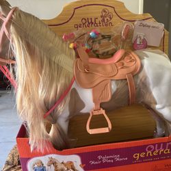Generation Palomino Hair Play Horse Accessory Set for 18" Dolls