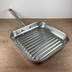 ALL-CLAD Tri-Ply Stainless Steel 11" Square Pan/Griddle