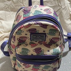 Disney Tea Cups vintage Backpack 