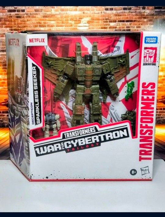TRANSFORMERS Decepticon SPARKLESS SEEKER War Cybertron