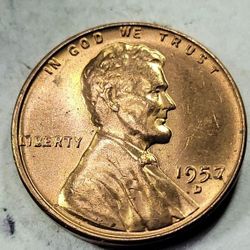 1957 D Mint  Coin 