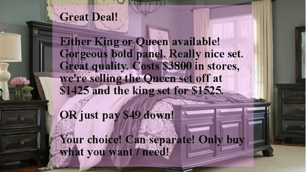 Brand New awesome Bedroom set still in factory boxes
