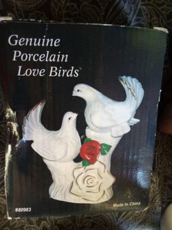Genuine Porcelain Love Birds