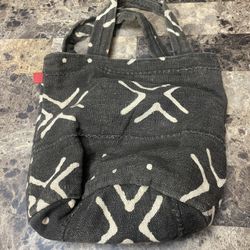 Hallmark Mud Cloth Bag Made in Mali of West Africa / Boho / African