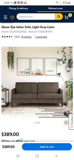 New in box sofa see pictures for dimensions