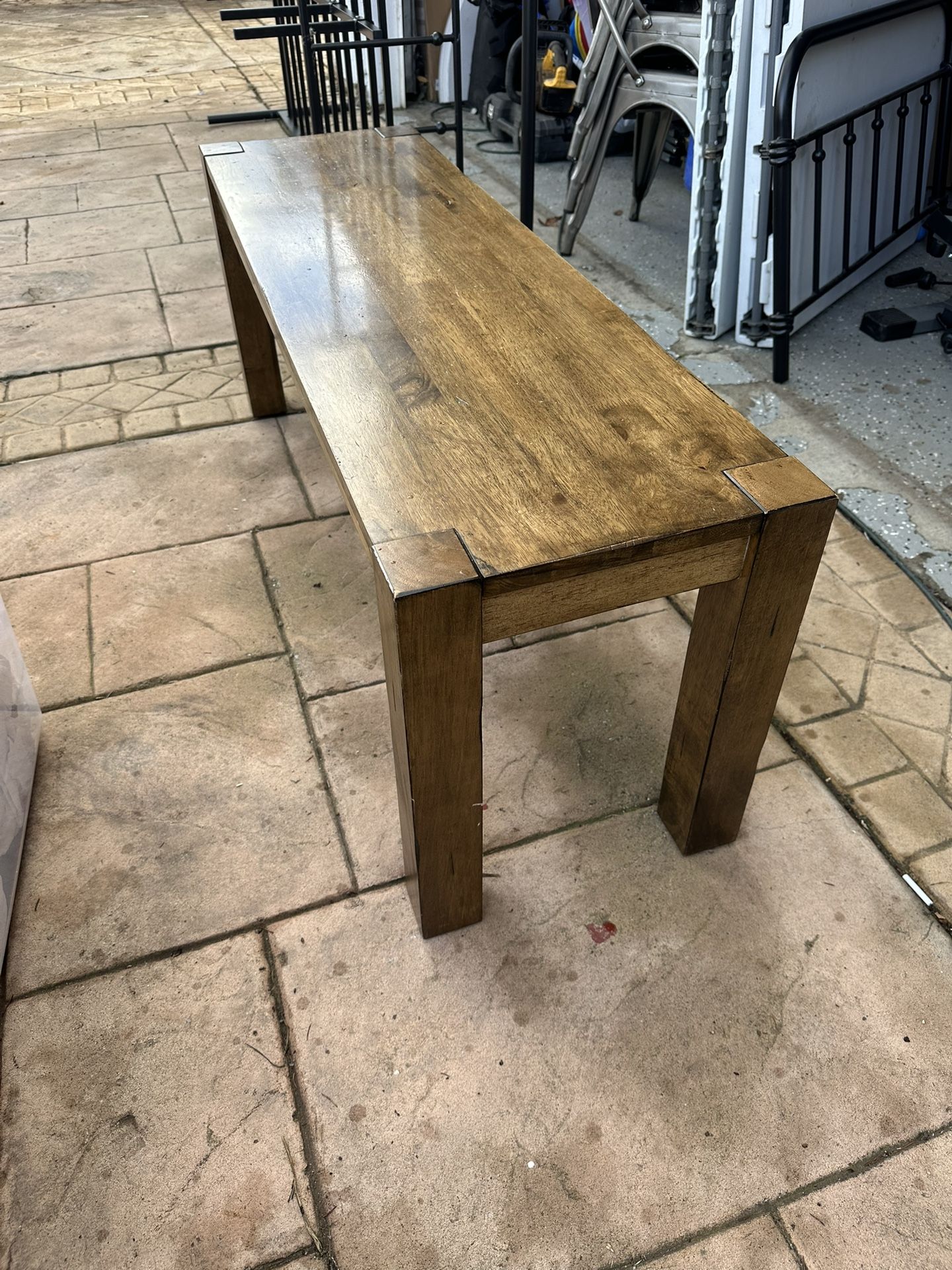 Wooden Dining Bench Chair