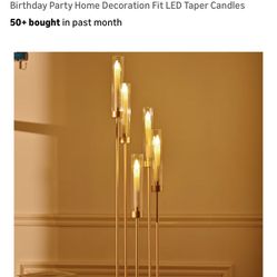 10 Gold Candelabras 