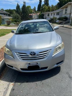 2007 Silver Toyota Camry 4 door sedan