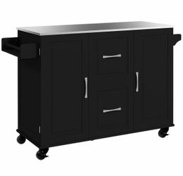 Rolling kitchen bar