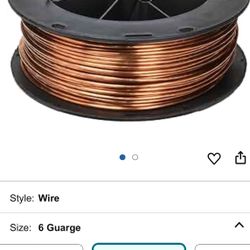 6 Gauge Copper Wire  315’ Spool
