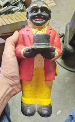 Uncle Mose Cast Iron Piggy Bank 