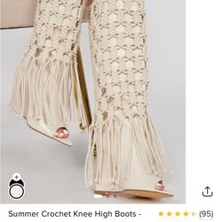 Cream Boots