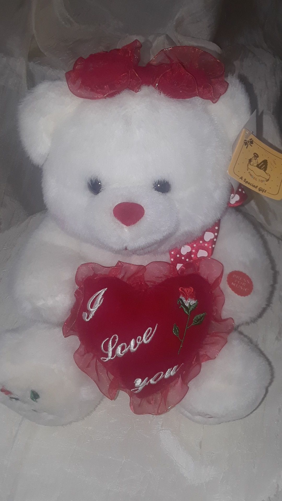 "I LOVE YOU " TEDDY BEAR. FOR YOUR SWEETHEART