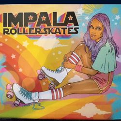 Impala Rollerskates (White/Pink) Size9 US
