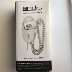 Ionic Hang-up Hair Dryer With Night Light