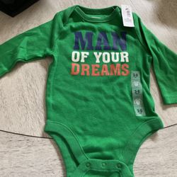 Baby onesie- Unisex- 3-6 Mths- New