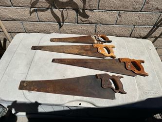 Old Disston wood saws