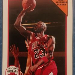 1991 NBA HOOPS #30 Michael Jordan MOST VALUABLE PLAYER 