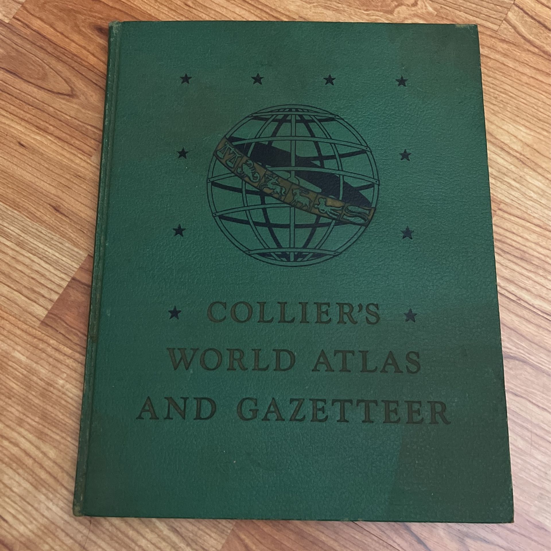 Vintage 1949 Collier’s World Atlas And Gazetteer