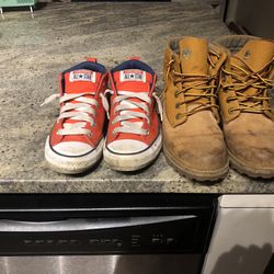 Converse And Timberland Boots