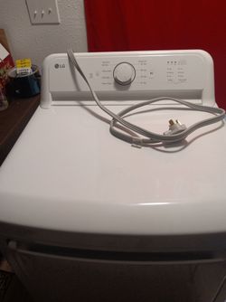 White LG Dryer