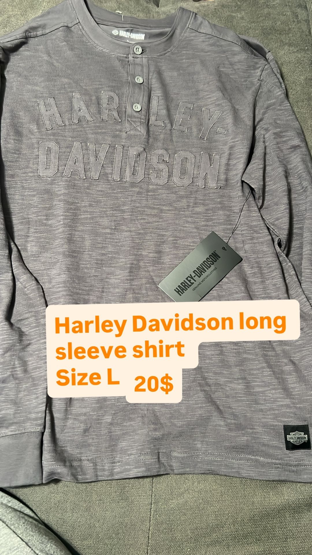 Harley Davidson Shirt Size Large