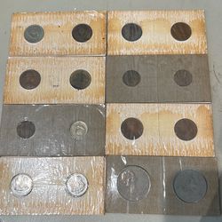 Batch of old coins- 8 piece total