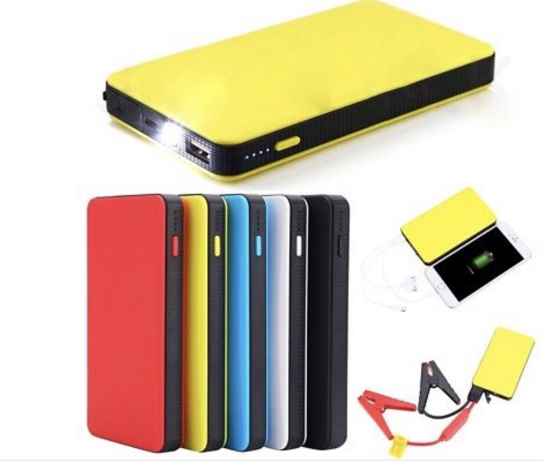 New portable Mini Slim 20000mAh Car Jump Starter Engine Battery Charger Power Bank