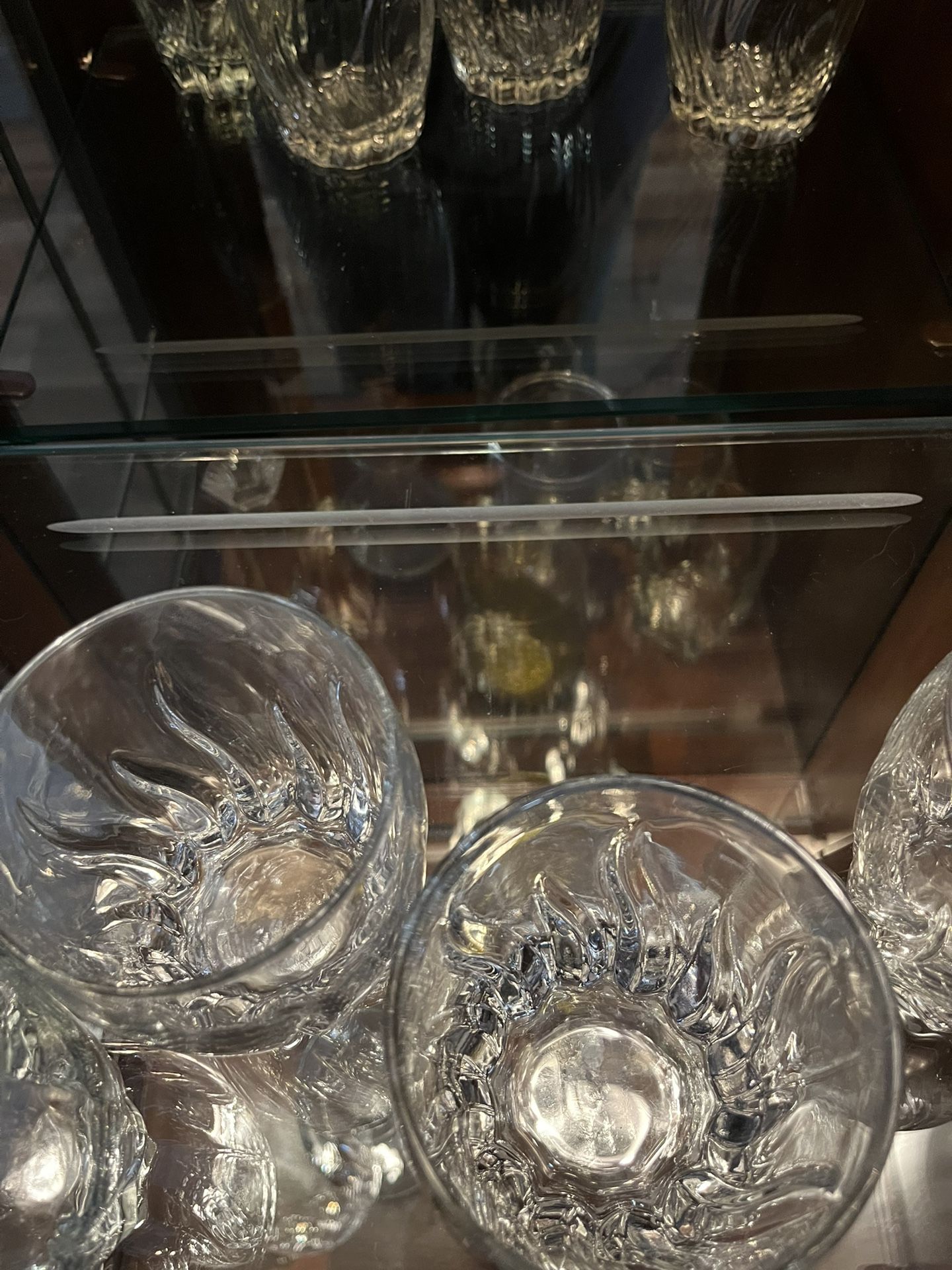 Vintage Wood Century China Hutch