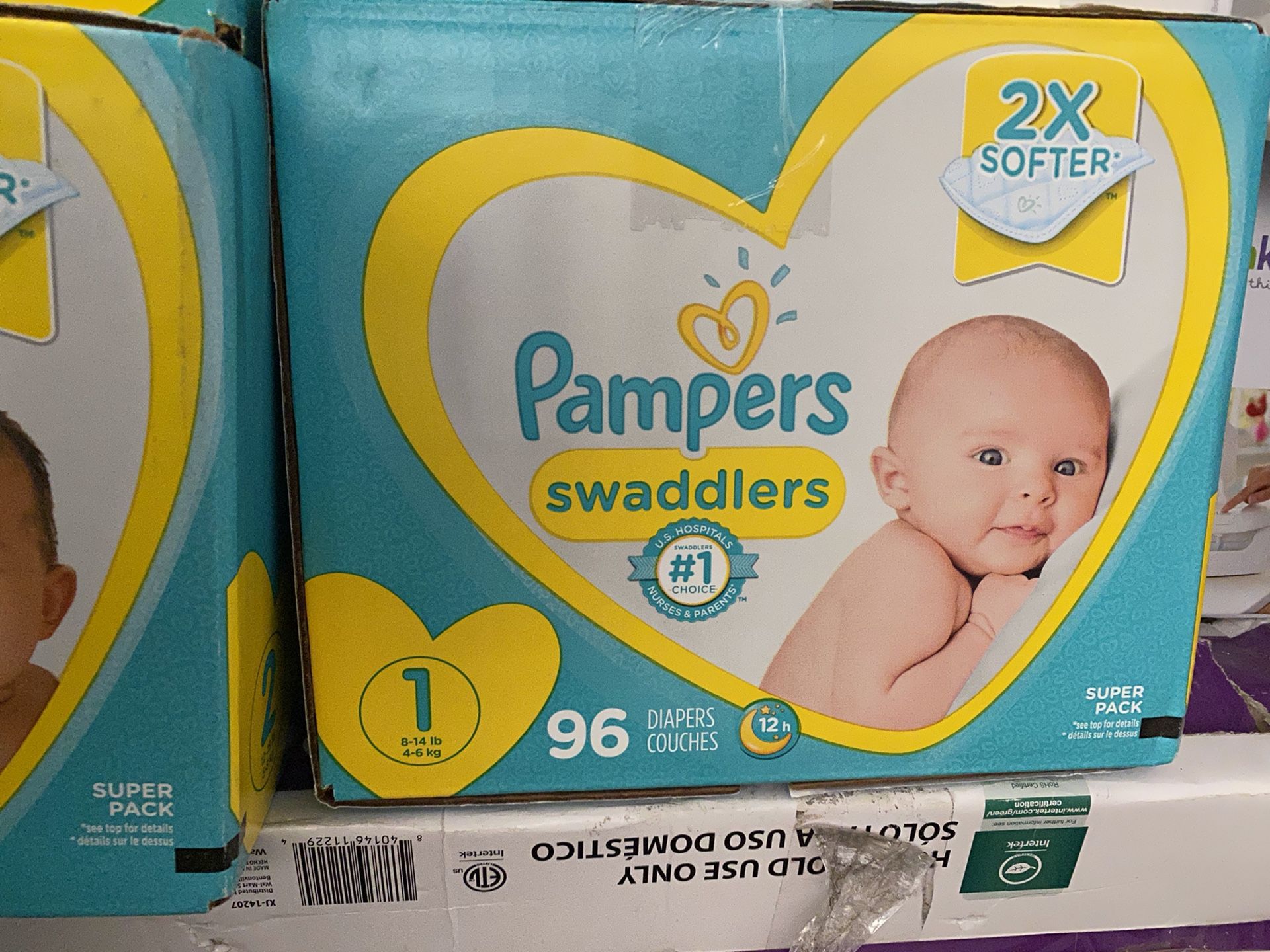 Pampers diapers size 1