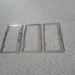 AUDI Quality Chrome Marker Plates