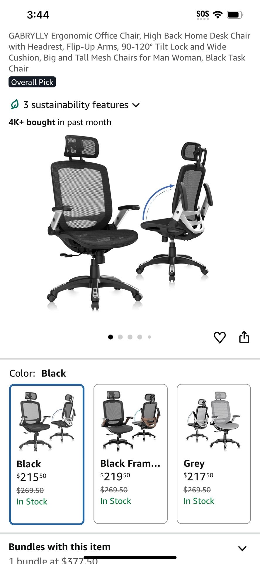 GABRYLLY Ergonomic Office Chair