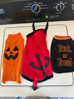Halloween Costumes for a Small Yorkie Dog $5 each will sell separately
