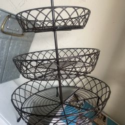 Metal Fruit Stand