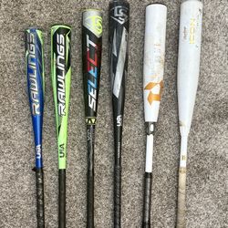 USA and USSSA Bats For Spring Ball