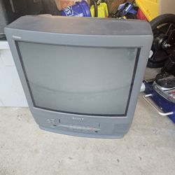  Sony CRT tv with vcr