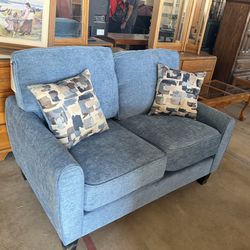 Blue sofa