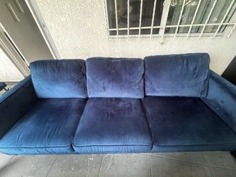 Blue couch