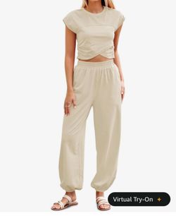 Women’s beige set medium size