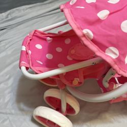 Pink Doll Stroller 