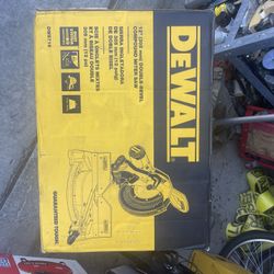 Dewalt 12” Double Bevel Compound Miter Saw New Open Box