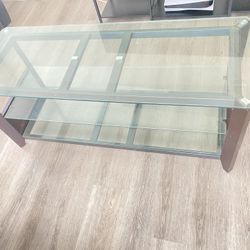 Tv stand/ Glass table