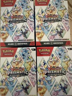 Prismatic Evolutions Booster Bundles Pokemon