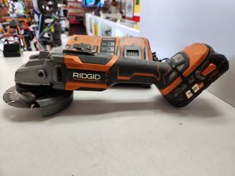 Ridgid Grinder with battery and charger